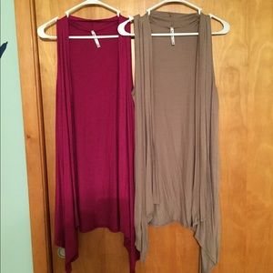 Sleeveless cardigan